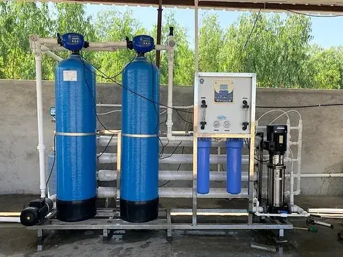 2000 LPH high-capacity industrial RO plant with 8 membranes